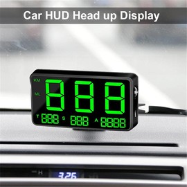 Speed Meter GPS Head Display Universal Speed Warning Car HUD Digital GPS Speedometer KM/H MPH for Bike Motorcycle Car