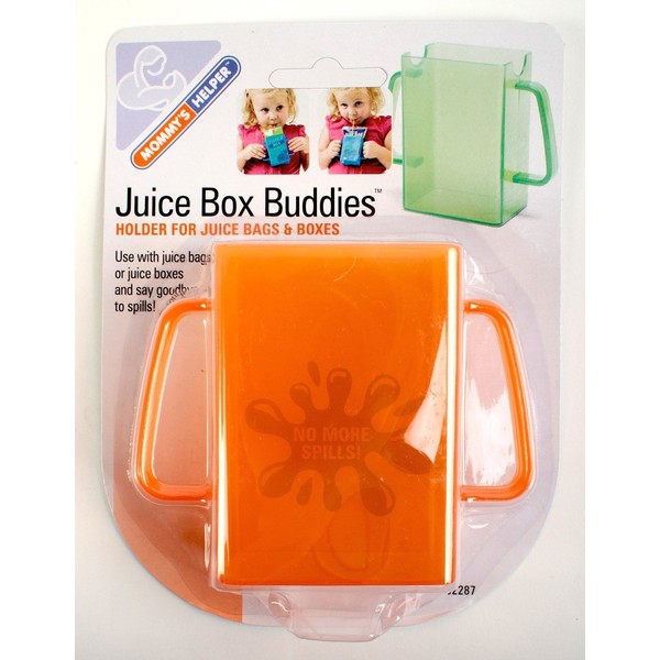 5-PACK Mommys Helper Juice Box Buddies Holder for Juice Bags and Boxes, Colors May Vary