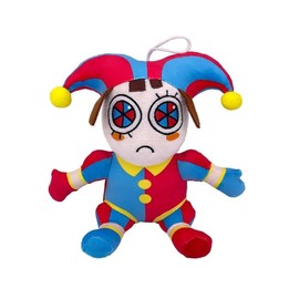 wiztex Pomni Digital Circus Plüsch, Jax Plush Cuddly Toy for Kids - The Amazing Digital Circus kuscheltier Gift for Kids - Pomni Plush Toy Digital Circus Plush Clown (Pomni 23 CM)