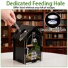 Jumping Spider Enclosure Kit, 3.15x3.15x5.6 Inch Acrylic Terrarium with Magnetic