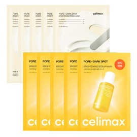 celimax [celimax]Pore+ Dark Spot Brightening Cream & Serum Mask (5ea+5ea)