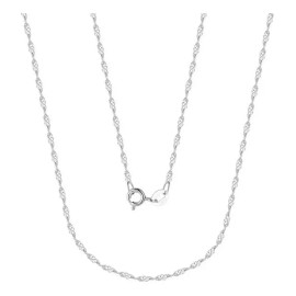 Dtup Collar De Plata Esterlina S925 Olas De Mar