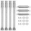Stainless Steel Grill Burners Crossover Tubes Set Replacement Parts Fit