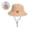 [AISHITE] UVカット 帽子 レディース サファリハット 日除け帽子【折りたたみ収納一体・軽量・撥水加工】 日焼け防止 通気速乾 小顔効果 サイズ調整可能