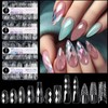 3D Diamond Nail Tips Extension | 12 Sizes Transparent Acrylic