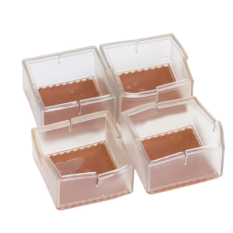 16PCS Chair Leg Floor Protector Anti Slip Silicone Furniture Leg