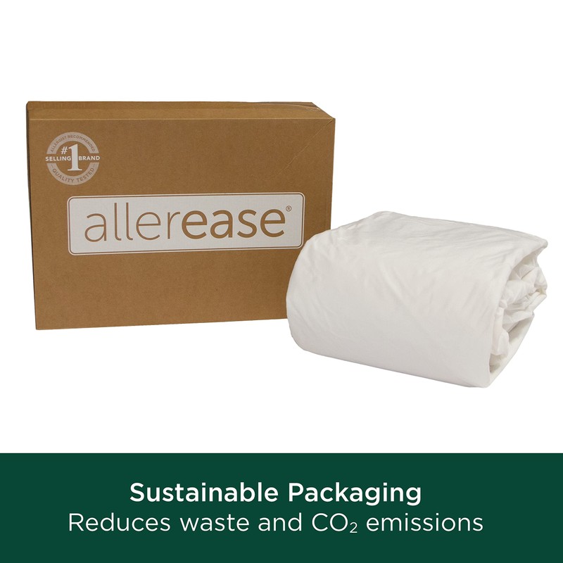 AllerEase Cotton Fresh Mattress Protector - King Size Cotton Zip