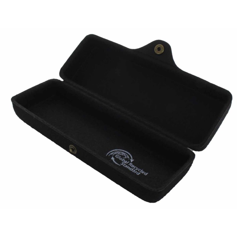 SuRE 209701 Eyeglass Case, Lightweight, Compact, Wide, Semi-Hard, Urethane, Felt