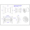 COLOFULWAY 4" Boat Trailer Roller Assembly Poly Bow Roller with