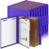 Skyygemm 12 Pcs Classification Folders Bulk 3 Dividers File Folder