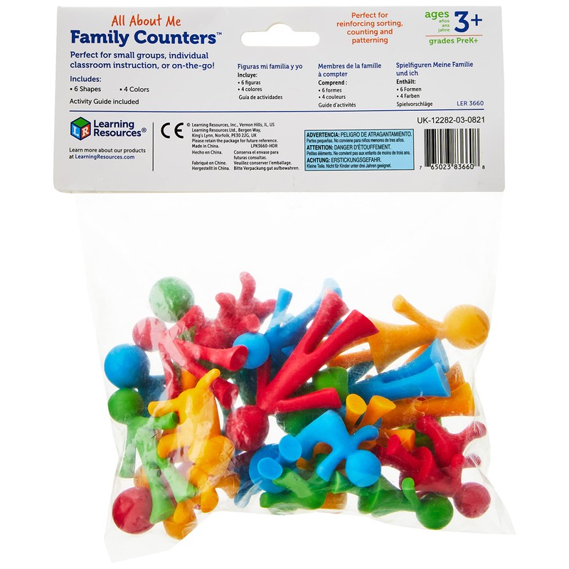Learning Resources Family Counters Smart Pack, Tactile Learning, Counting &