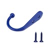 Nicerity Royal Blue Wall Mounted Coat Hooks, Hooks for Wall