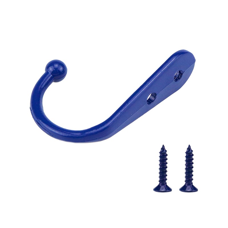 Nicerity Royal Blue Wall Mounted Coat Hooks, Hooks for Wall