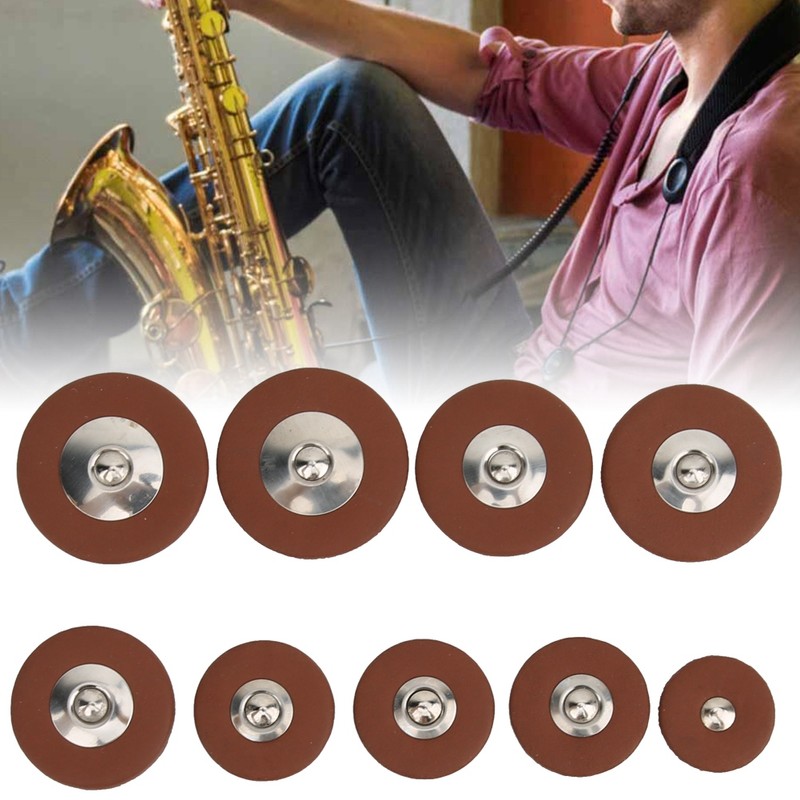 28pcs Multi Size Sax Leather Pads Replacement Set for Soprano