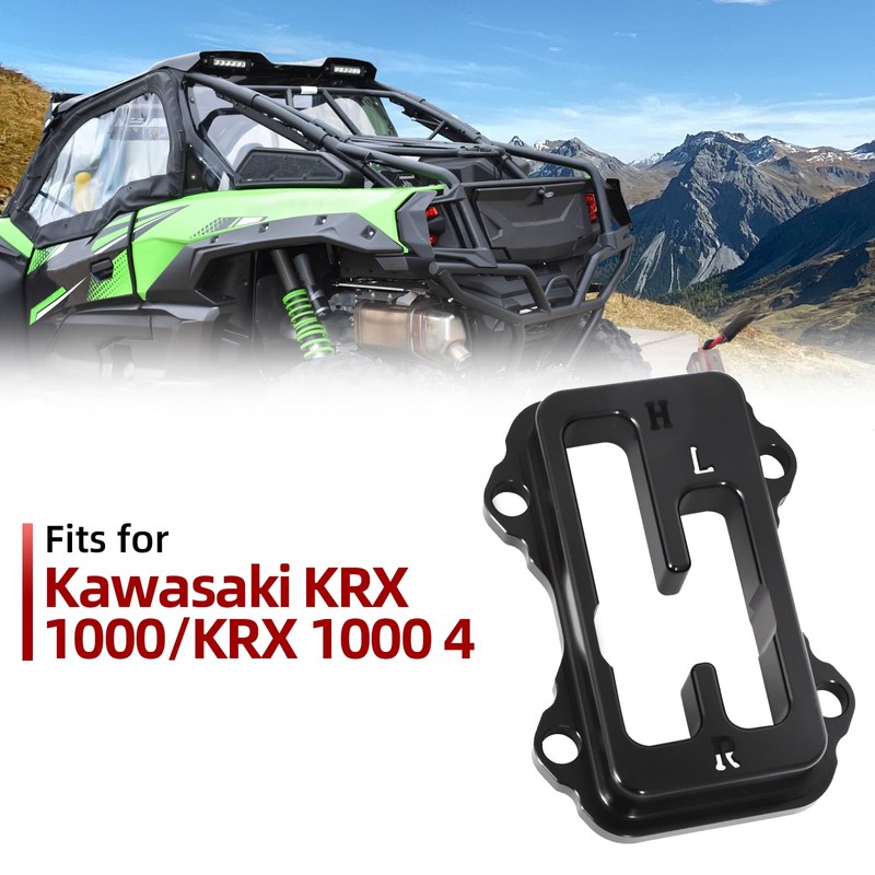 motoparty Shifter Gate for Kawasaki KRX 1000/KRX 1000 4, Black