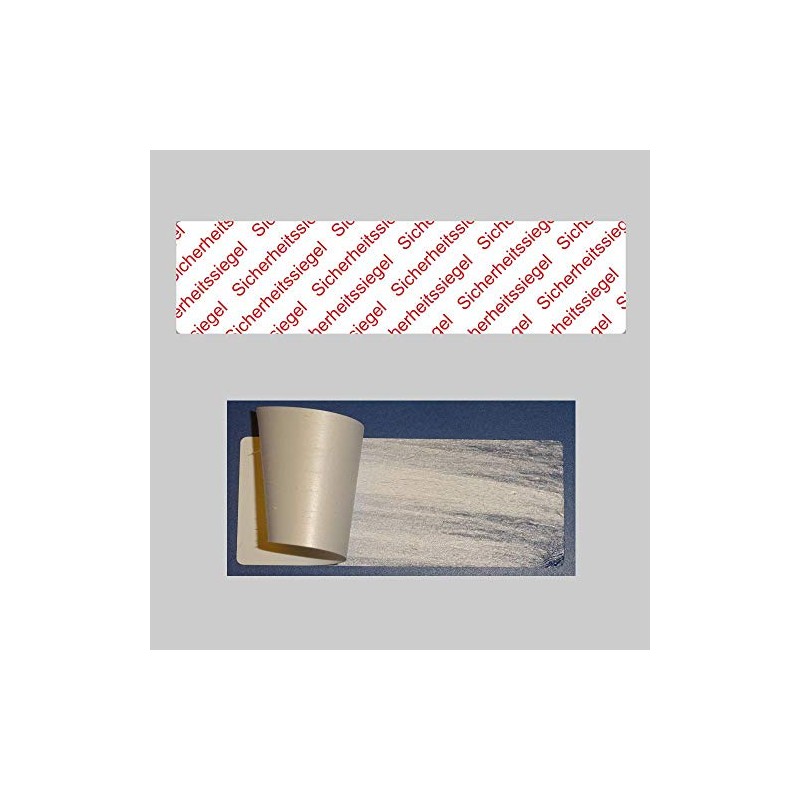 Security White PE - Security Labels "Security Seals" on Roll