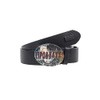 Cipo & Baxx CG206 Men's Leather Belt Colourful Buckle Oval