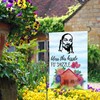Home Decoration Outdoor Garden Yard Flags Sign Polyester Flag Double