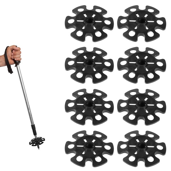 Gosknor 8pcs Snow Baskets for Trekking Poles, Ski Pole Baskets