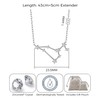 Philip Jones Leo Star Sign Zodiac Constellation Necklace and Quote