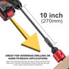 GEINXURN Tools Hole Saw Extension Chuck, 10-Inch x 3/8-Inch Hex