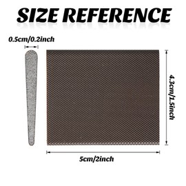 Zonon 20 Pieces Self-Adhesive Door Corner Seals Weather Stripping Draft Stopper Door Frame Seal Corner Foam for Weather Protection Isolation of Noise (Dark Brown)