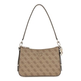 GUESS Women's Shoulder Bag Eco Erica Mixed Assorted Colours 30 Brown, Latte logo, Unit size, clutch