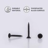 (Pack of 500 pcs) Black Phosphate Carbon Steel 3.5 x
