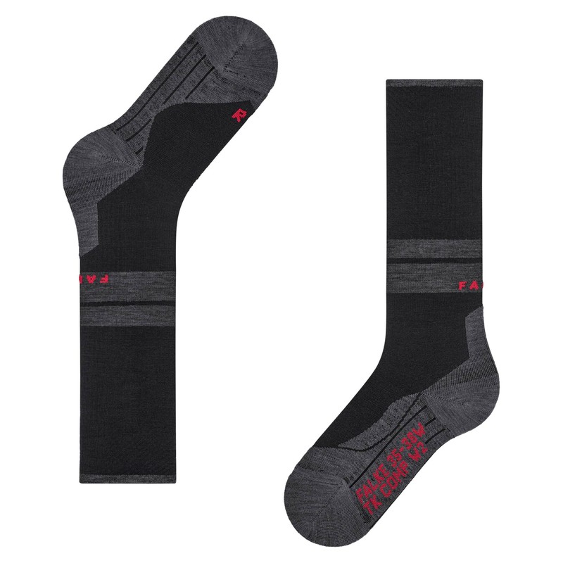 FALKE Men's TK Compression Hiking Socks Medium Padding Compression Stabilising