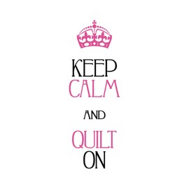 CafePress Keep Calm and Quilt On Throw Blanket Super Soft Fleece Plush Throw Blanket, 60"x50"