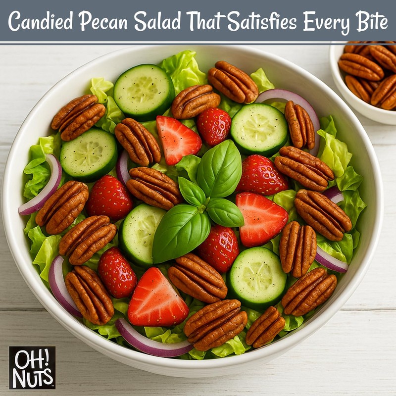 Oh! Nuts Pecans Dry Roasted Salted - All Natural Salted