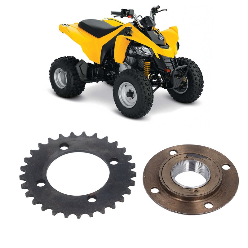 420 29T Sprocket Carbon Steel Toothless Freewheel for ATVs 4