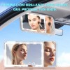 Espejo De Maquillaje De Visera De Coche Con 3 Modos