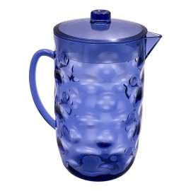 Home Ideas Jarra Para Agua Acrílico Wave 2.5 Litros Azul Cs-025