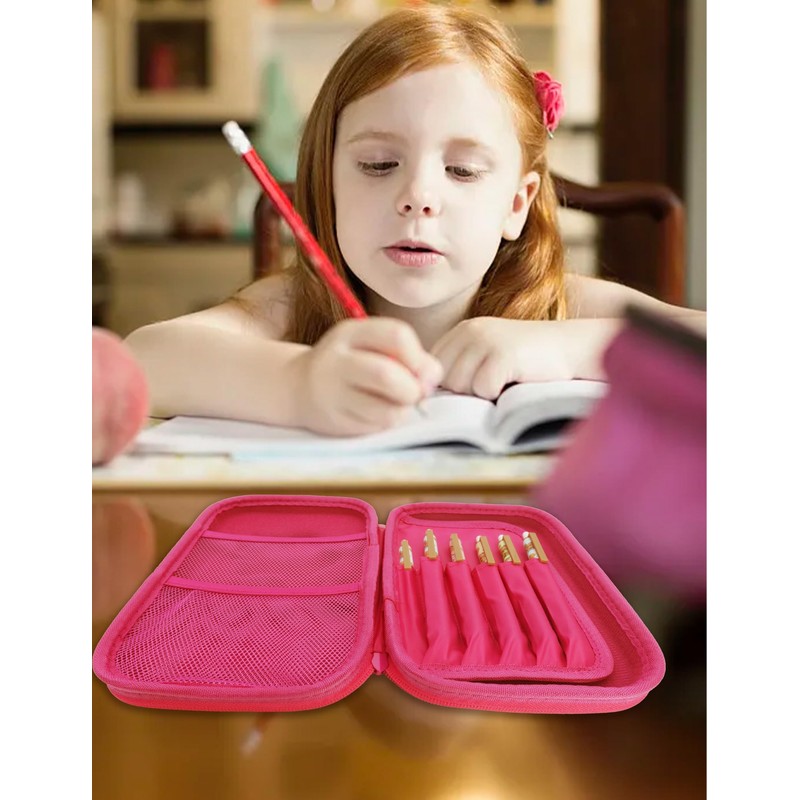 Gxdamxz Pencil Case Girls 3D Pencil Case Lock Unicorn Children