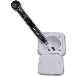 Replacement Boat Parts White Plastic transom Shower