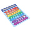 Week Poster Chart Laminated Preschool Poster Educational Toys for Kindergarten