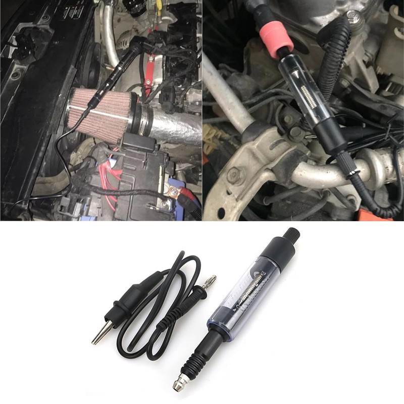 NIYATA Spark Plug Tester with Cable Spark Plug Tester for