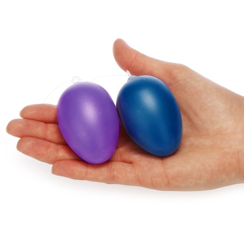 com-four® Colourful Easter Eggs for Easter Decoration, Coloured Plastic Eggs