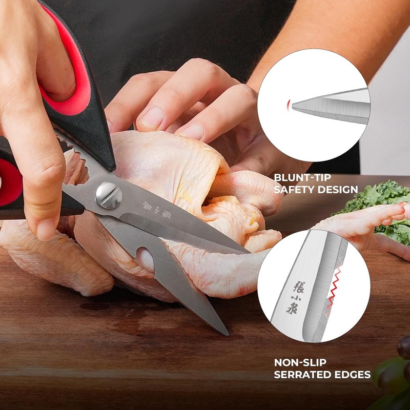 ZHANG XIAO QUAN SINCE 1628 Sharp Kitchen Scissors All Purpose,