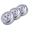 LIGHT IT! by Fulcrum, 30010-301 Stick-On Light, Silver, 3 Pack