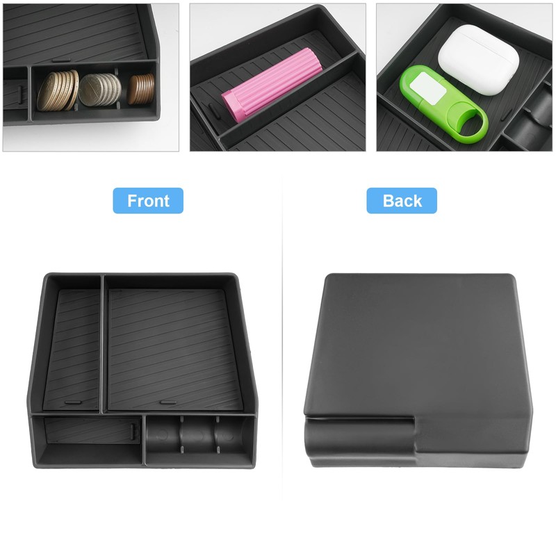 Coleya Centre Console Storage Box Compatible with Dacia Sandero 3