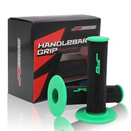 JFG バイク用 クリップ 22mm /24mm ハンドル グリップ ゴム 滑り止め 汎用 オートバイ モトクロバイク バイククリップ - グリーン