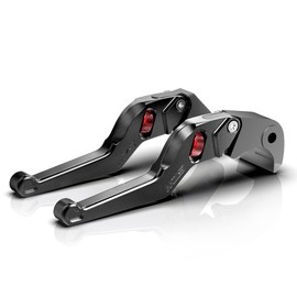 MZS Black Motorcycle Clutch Brake Levers Short Wheel Adjustable Compatible with R1200R 2006-2014 / R1200GS 2008-2012 / R1200GS Adventure 2007-2013