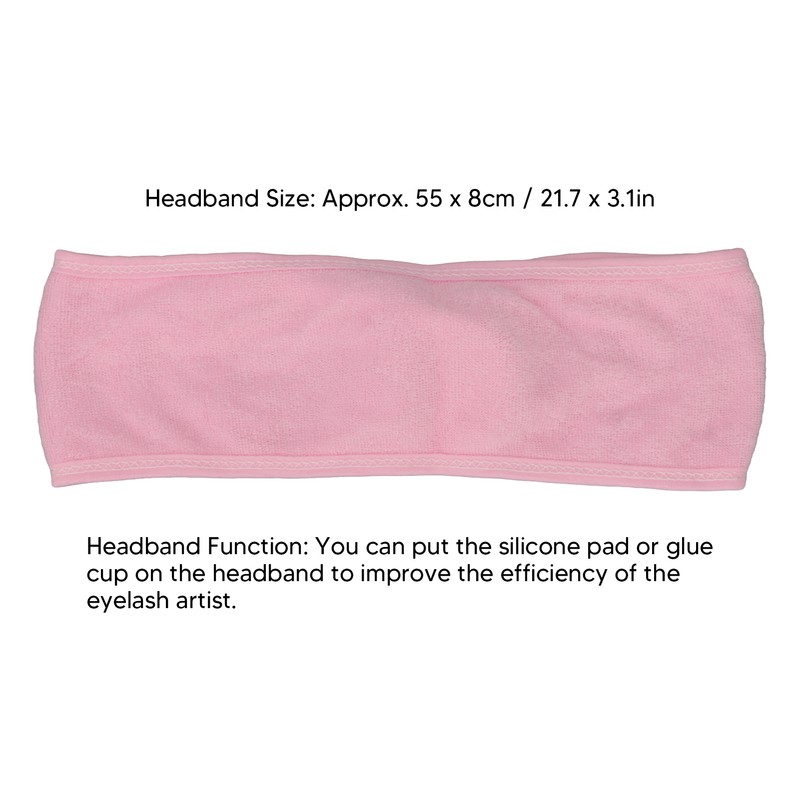 Eyelash Extension Pad Set 5pcs Silicone Adhesive Pallet Professional Efficient