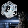GU EI TE Liquid Core Resin DND Dice,Cat Style Polyhedral