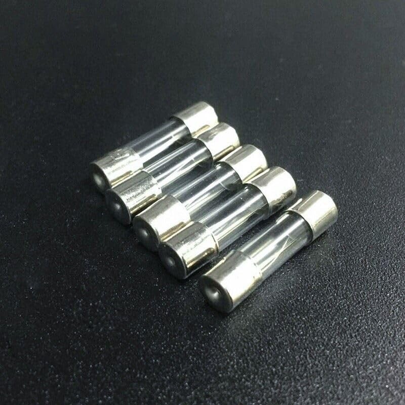 20Pcs M205 Glass Fuse 5mm x 20mm Slow Blow 250V