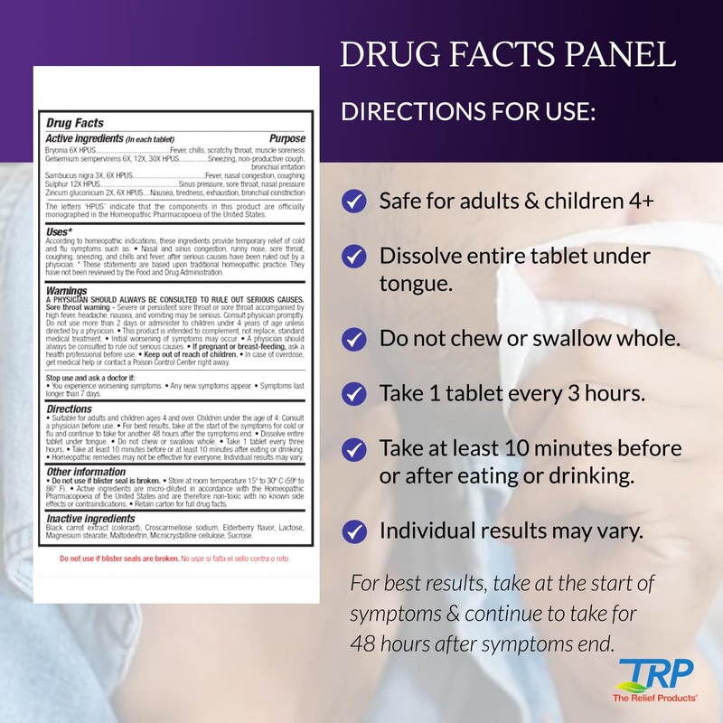 Com-Pare2 Black Elderberry Cold + Flu Relief