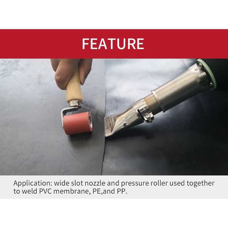 20mm Silicone Hand Welding Roller High Temperature Resistant Seam Hand