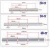 Bohaner Track Connectors Pack of 10 Aluminium Profile 3030 Connector